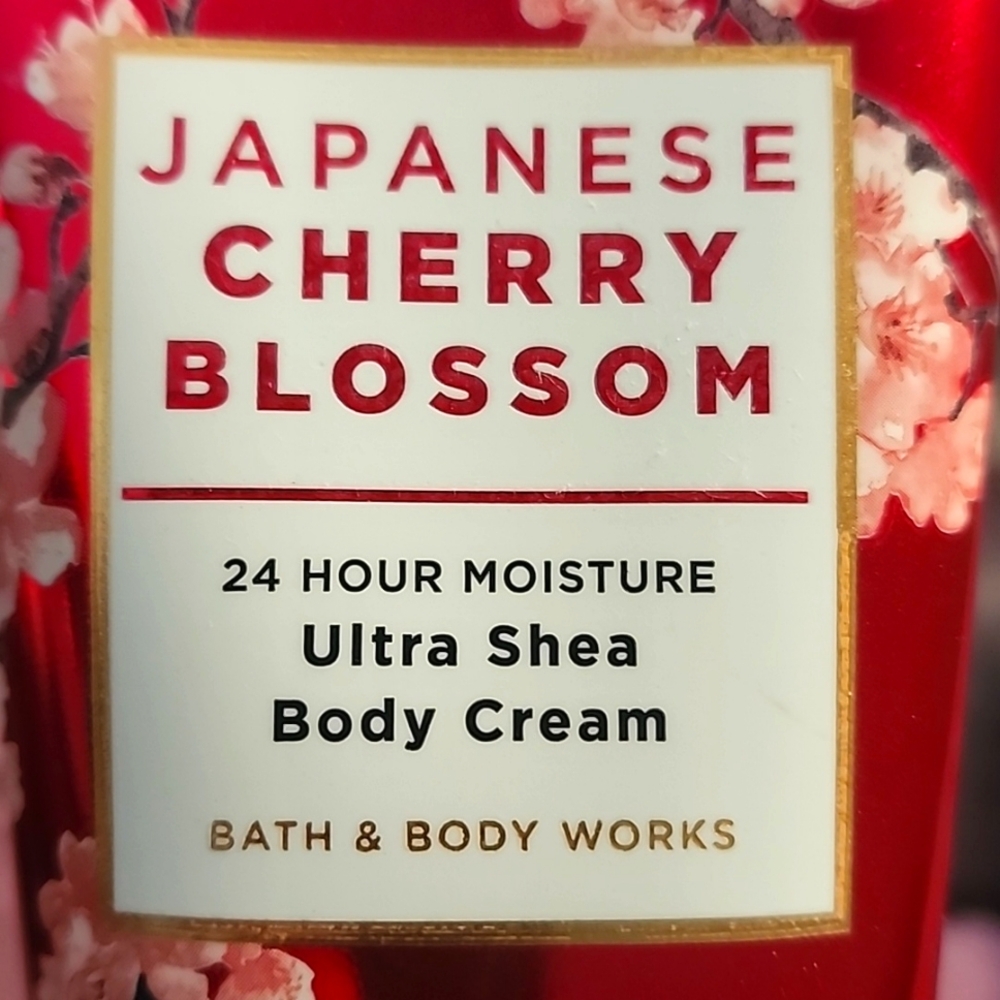 New Japanese Cherry Blossom body cream